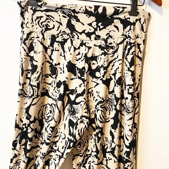 Clara Sun Woo Tan & Black Pallazo Pant - Picture 4 of 4